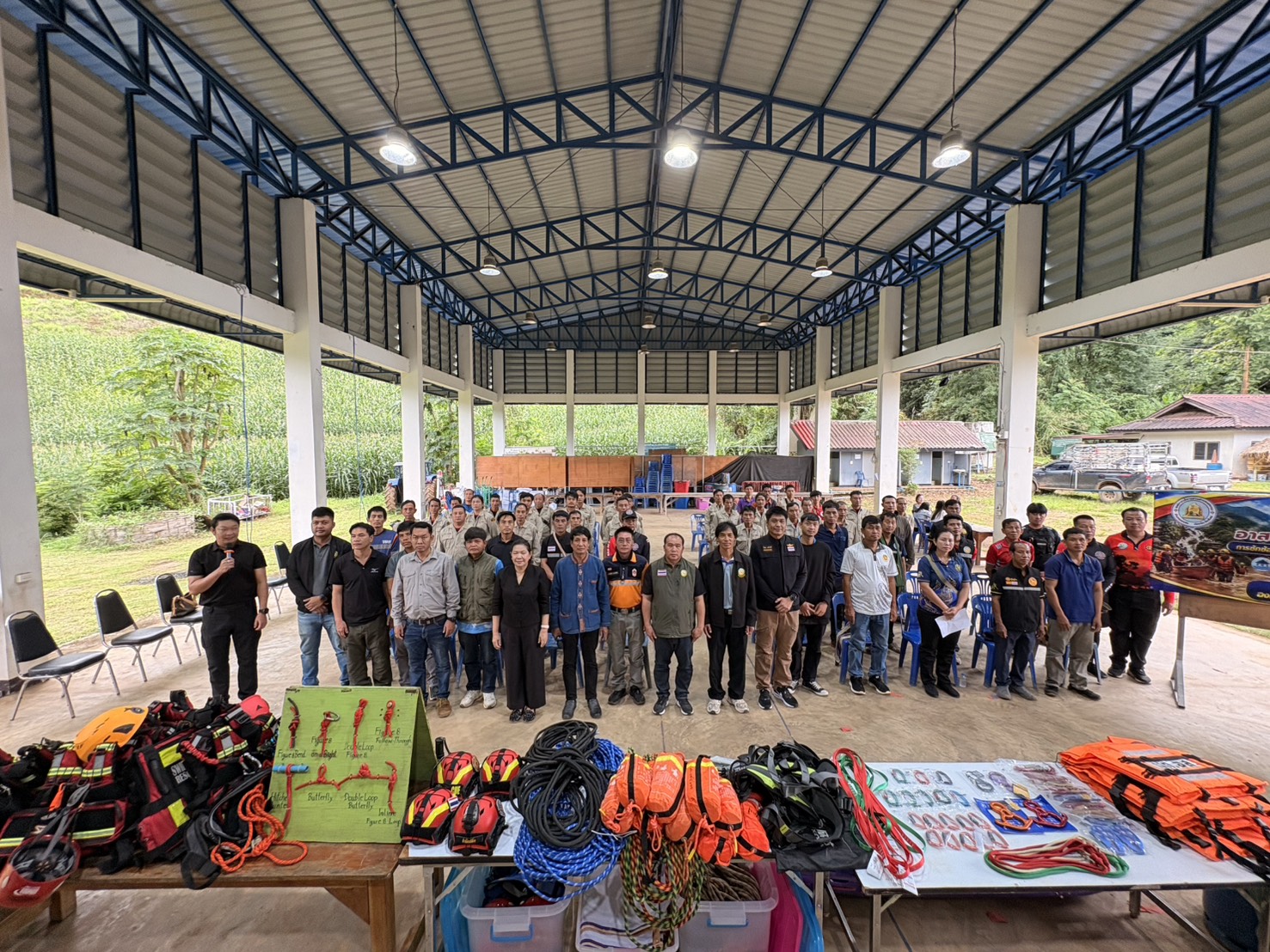 โครงการอบรมพัฒนาศักยภาพเจ้าหน้าที่ และอาสาสมัครป้องกันภัยฝ่ายพลเรือน (อปพร.)