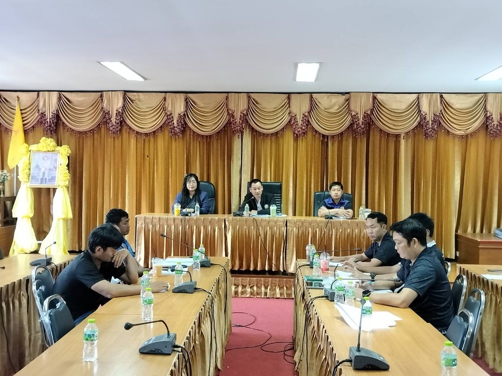 ประชุมคณะกรรมการช่วยเหลือประชาชนขององค์การบริหารส่วนตำบลแม่นาจร